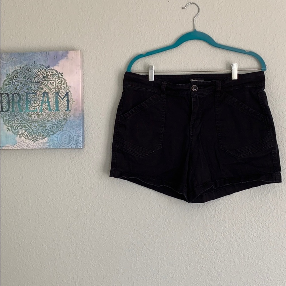 Supplies black shorts